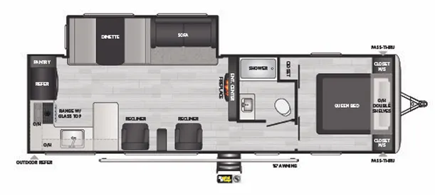 2013 Keystone Springdale 293RK — Floor plan