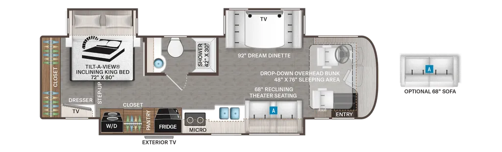 2024 Thor Motor Coach Riviera 34SD floor plan