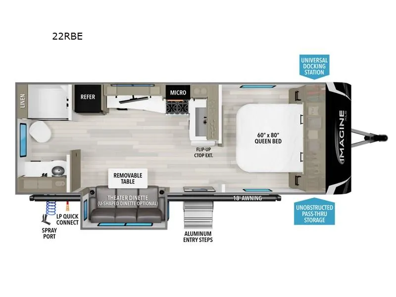 2026 Grand Design Imagine XLS 22RBE - Photo 3