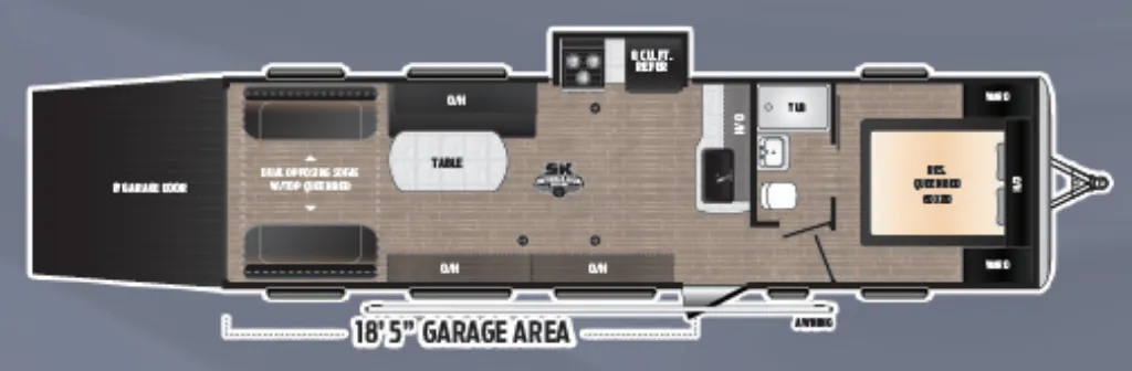 Keystone Impact 3118 floor plan