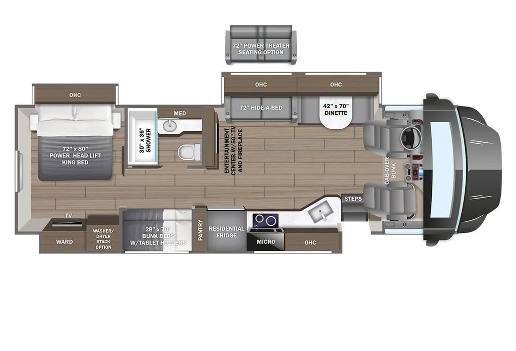 2026 Entegra Coach Accolade XL 37L floor plan