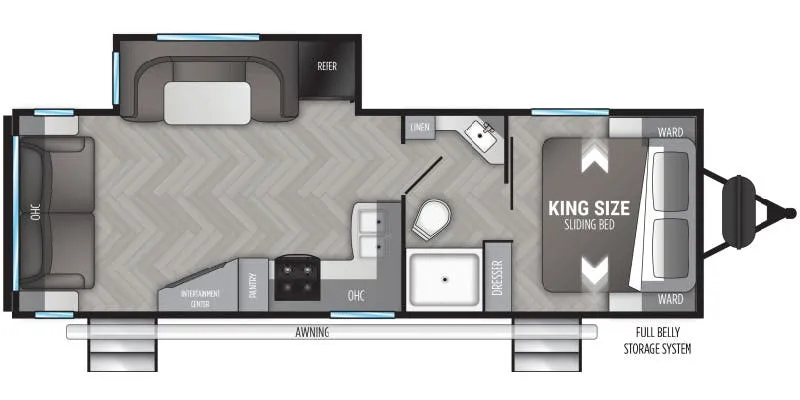 Cruiser RV Shadow Cruiser SC269RLS floor plan