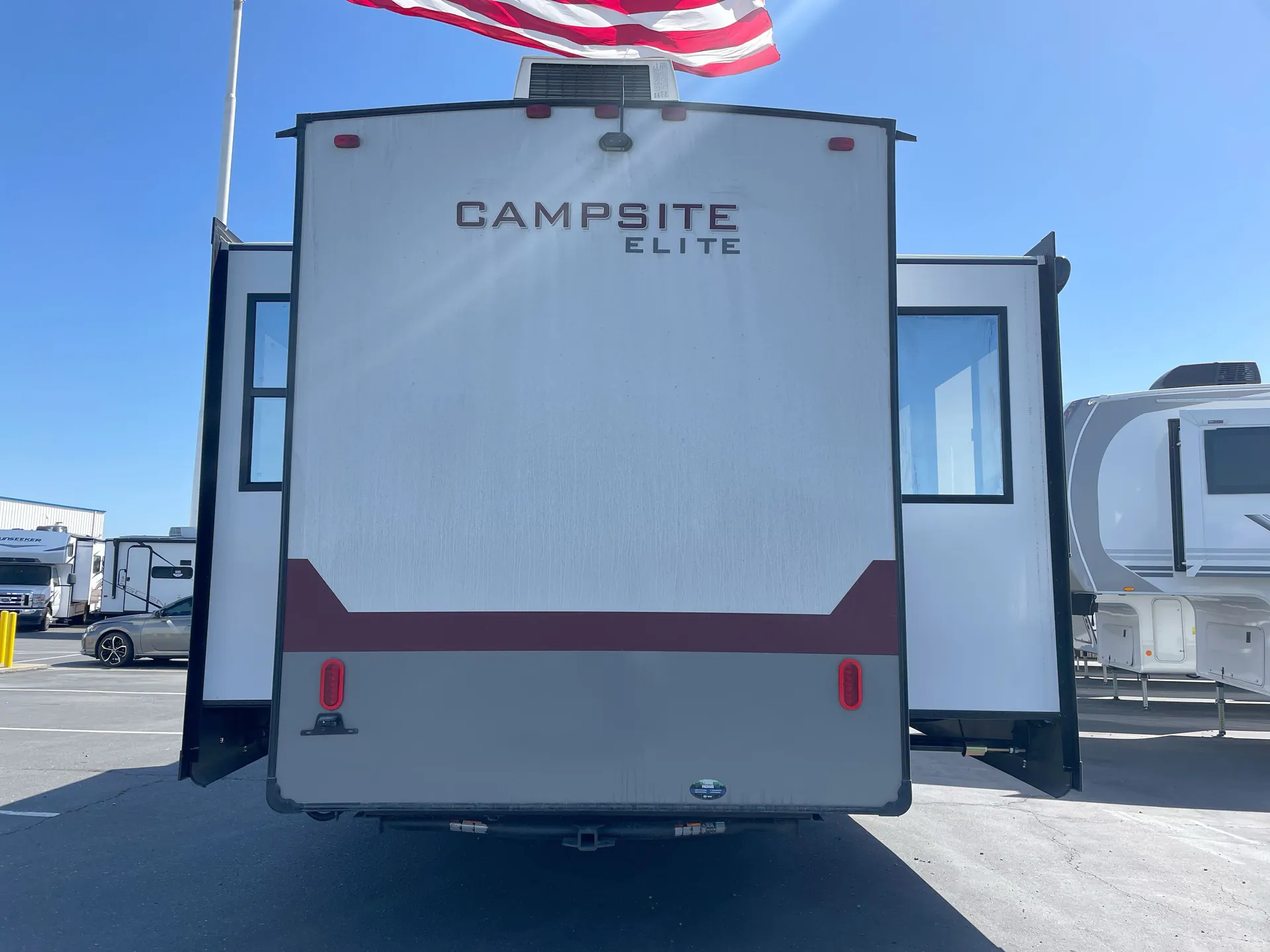 2026 Forest River Campsite Elite 36AK — backside