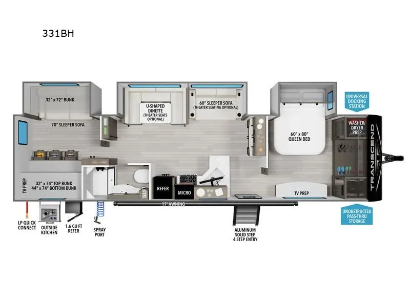 2026 Grand Design Transcend 335BHT - Photo 3