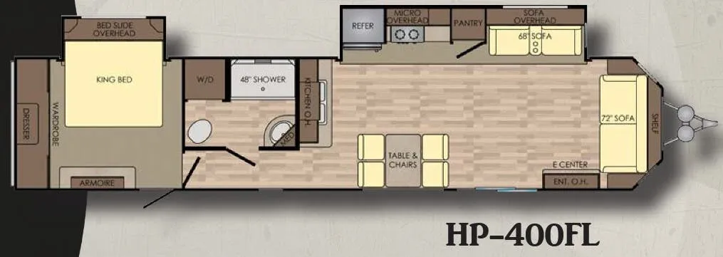 CrossRoads Hampton HP-400FL floor plan