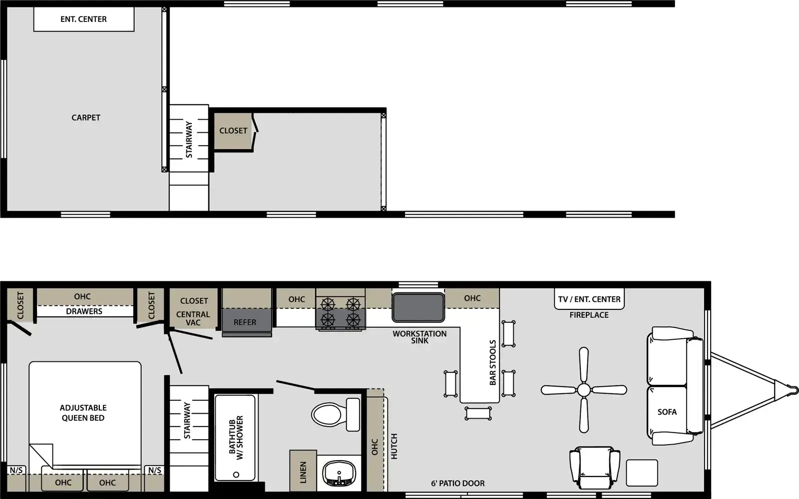 Forest River Quailridge Premier 39FLSK-P floor plan