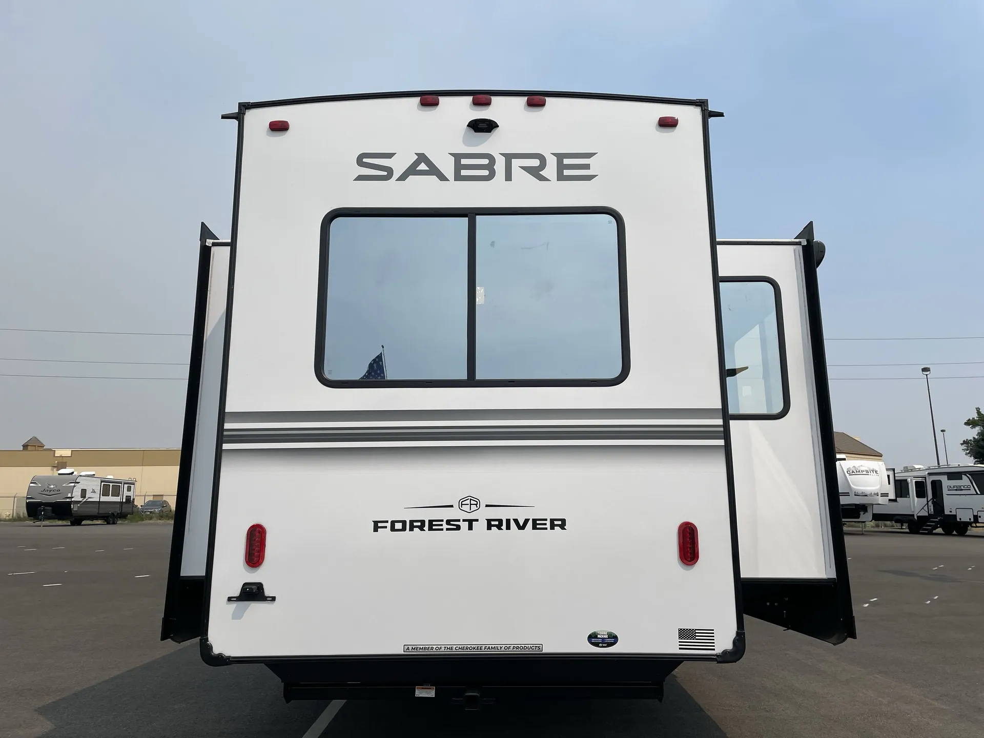2027 Forest River Sabre 36FLX — backside