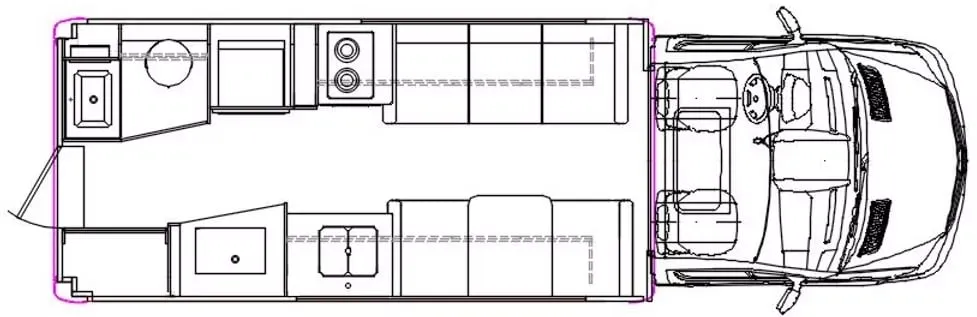 Chinook Maverick SS floor plan