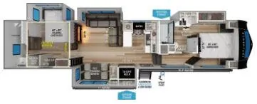 Grand Design Influence 3804DS floor plan