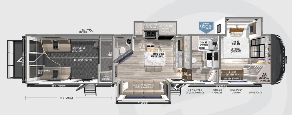 Brinkley Model Gx 4000x floor plan