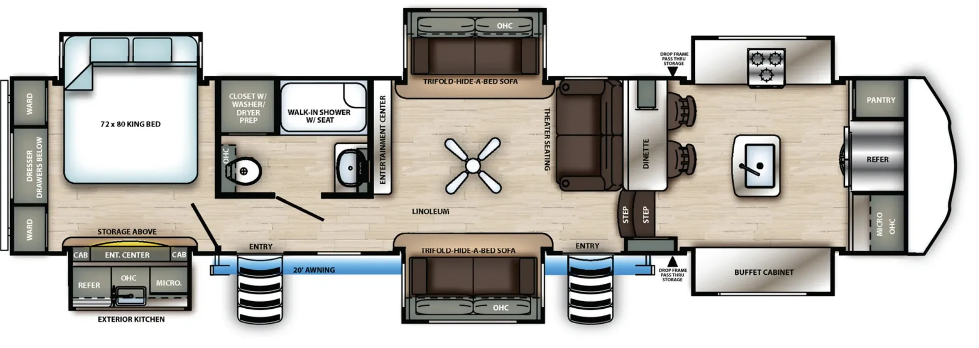 2021 Forest River Sandpiper 38FKOK - Photo 2