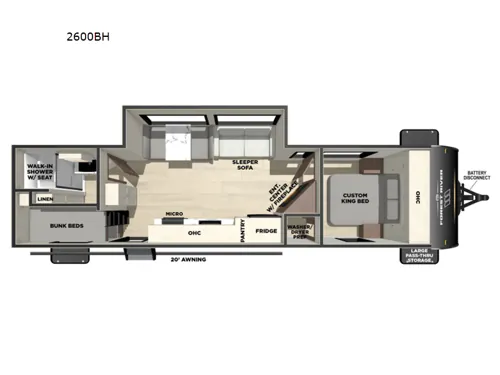 2026 Forest River Vibe Extreme Lite 2600BH, Photos photo 2