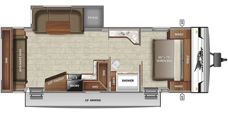 Jayco Jay Flight SLX 8 275RLSW floor plan