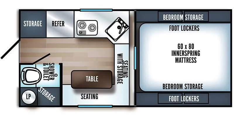 Palomino Real-Lite SS-1608 floor plan