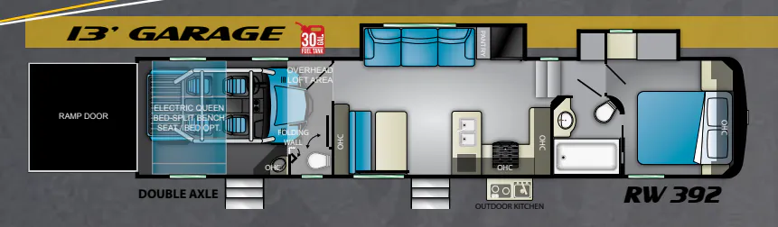 Heartland Road Warrior 392 floor plan