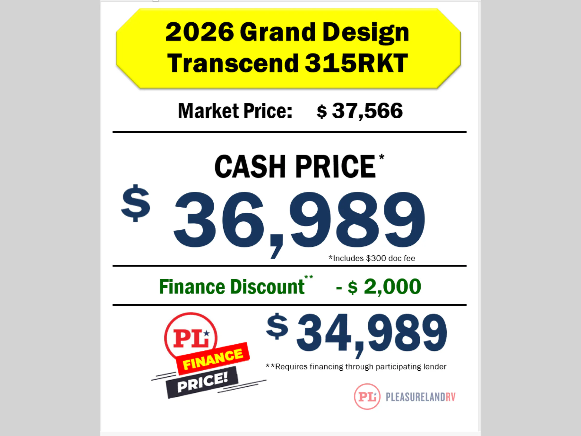 2026 Grand Design Transcend 315RKT - Photo 4