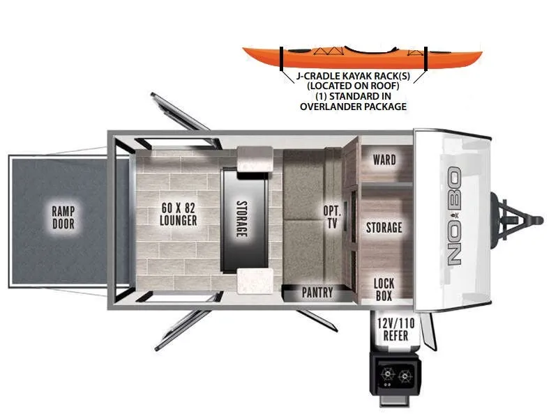 2022 Forest River No Boundaries NB10.6 - Floor plan