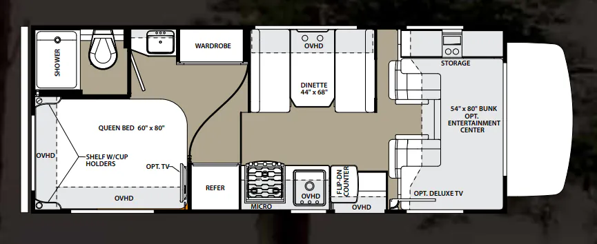 Forest River Forester 2301 floor plan