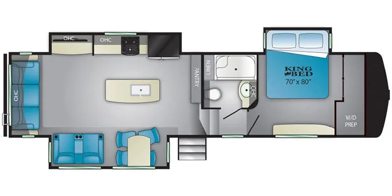 Heartland ElkRidge ER 32 RLS floor plan