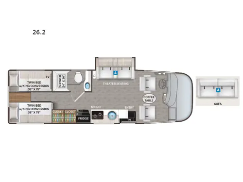 2026 Thor Motor Coach Axis 26.2, Photos photo 2