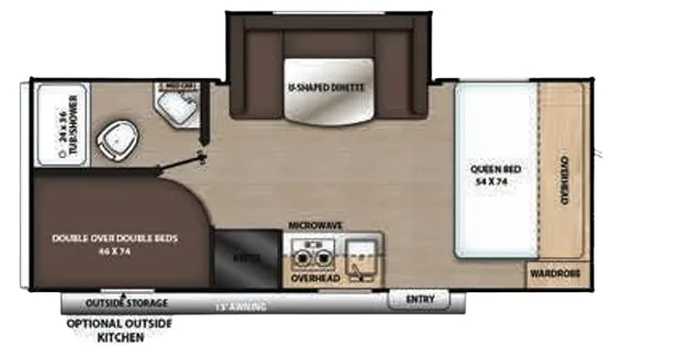 Coachmen Catalina Summit Series 7 7 184BHS floor plan