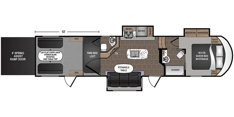 Dutchmen Endurance 3586 floor plan