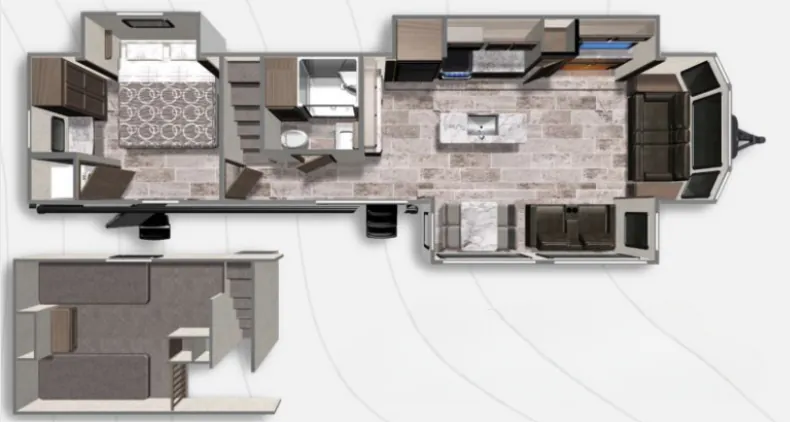 Dutchmen Aspen Trail 390LOFT floor plan