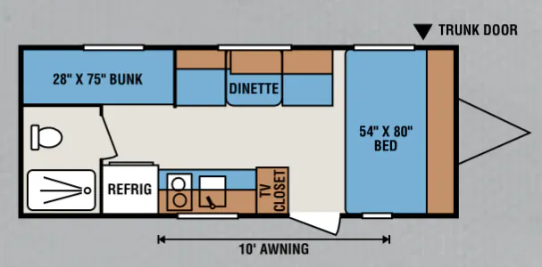 K-Z Spree Escape E19BH floor plan