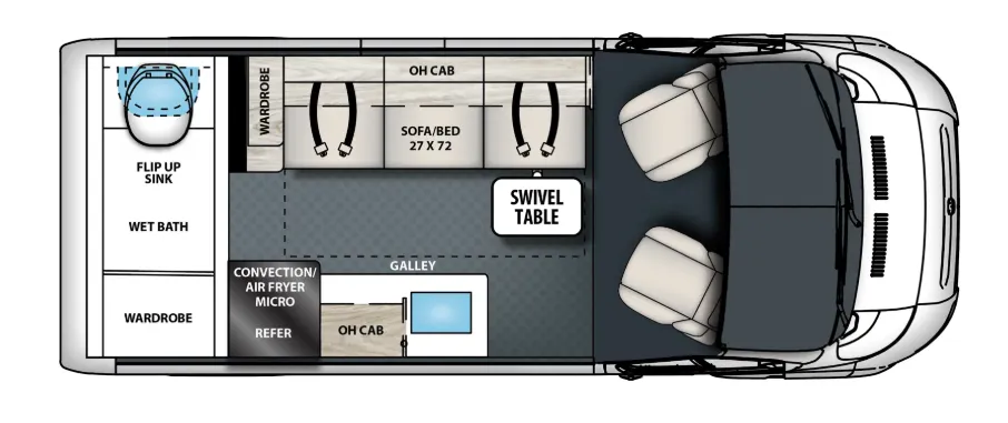 2026 Coachmen Pixel P18RB floor plan