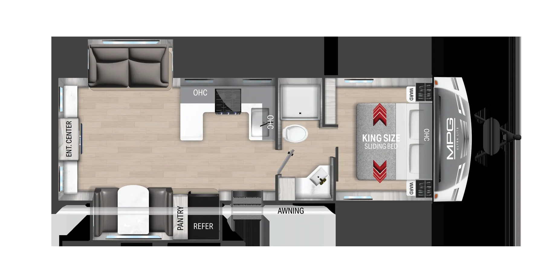 Cruiser RV MPG 2780RE floor plan