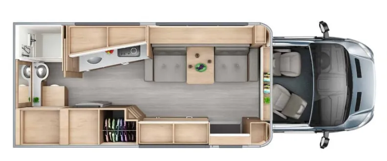 Leisure Travel Wonder W24MB floor plan