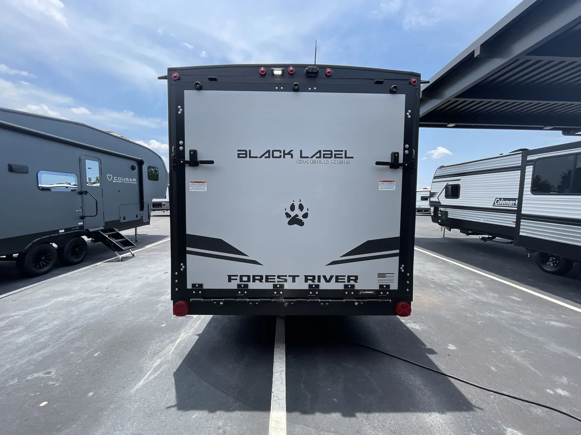 2027 Forest River Cherokee Wolf Pup Black Label 18RJBWBL — backside