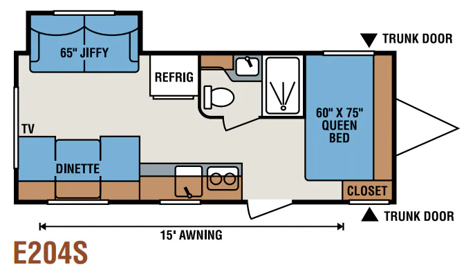 K-Z Spree Escape E204S floor plan