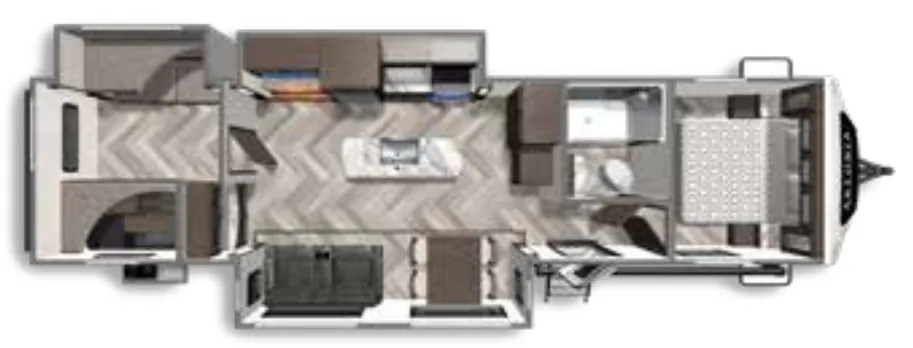 Dutchmen Astoria 3393BH floor plan