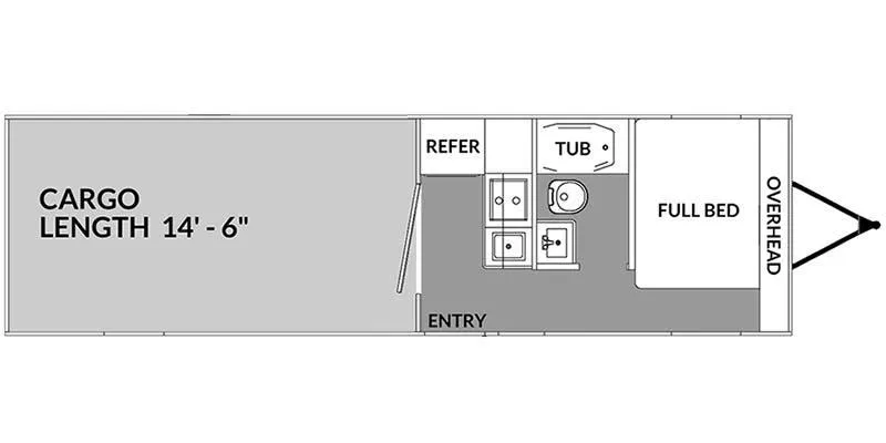 Genesis Supreme Overnighter 12-14.6RK floor plan