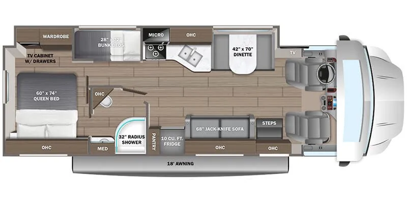 Entegra Coach Esteem XL 33F floor plan