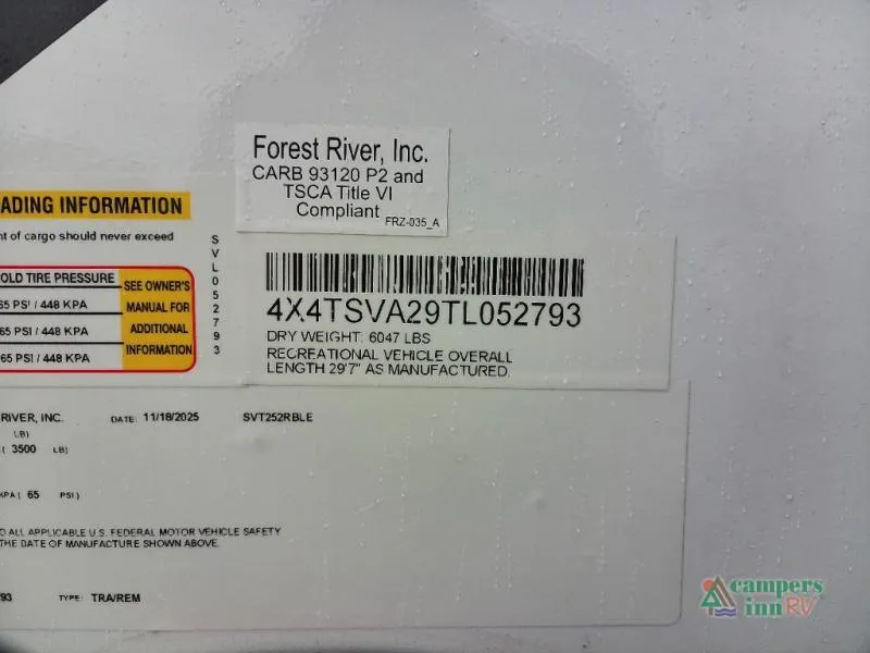 2026 Forest River Surveyor Legend 252RBLE - Photo 3