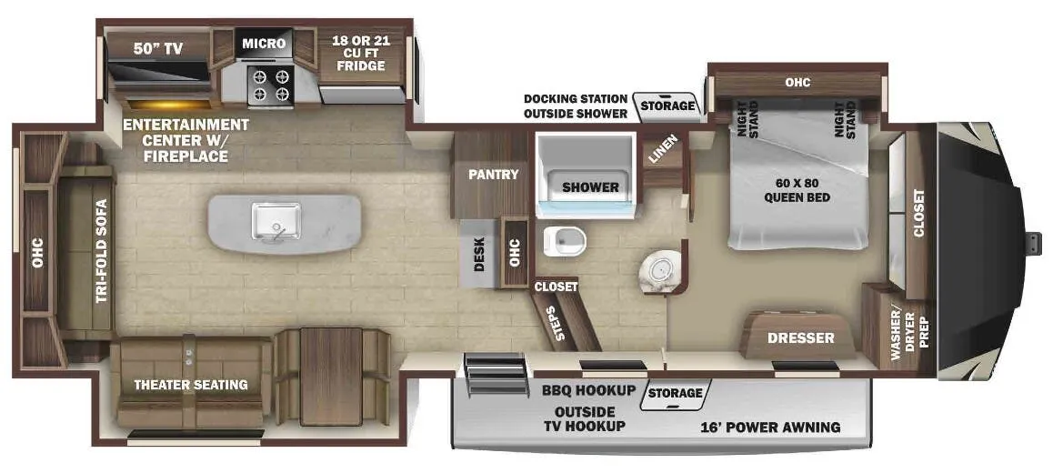 Highland Ridge Mesa Ridge MF314RLS floor plan