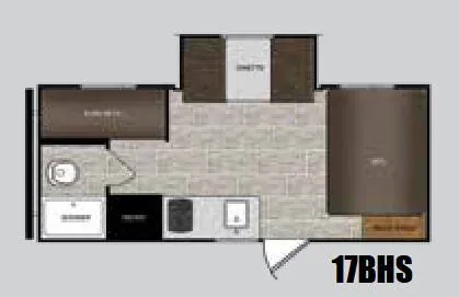 Prime Time Avenger LT 17BHS floor plan