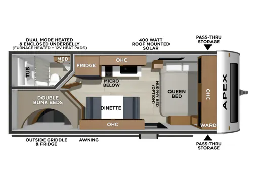 2027 Coachmen Apex Nano 186BH, Photos photo 2