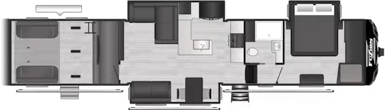 2025 Keystone Fuzion 440 — Floor plan