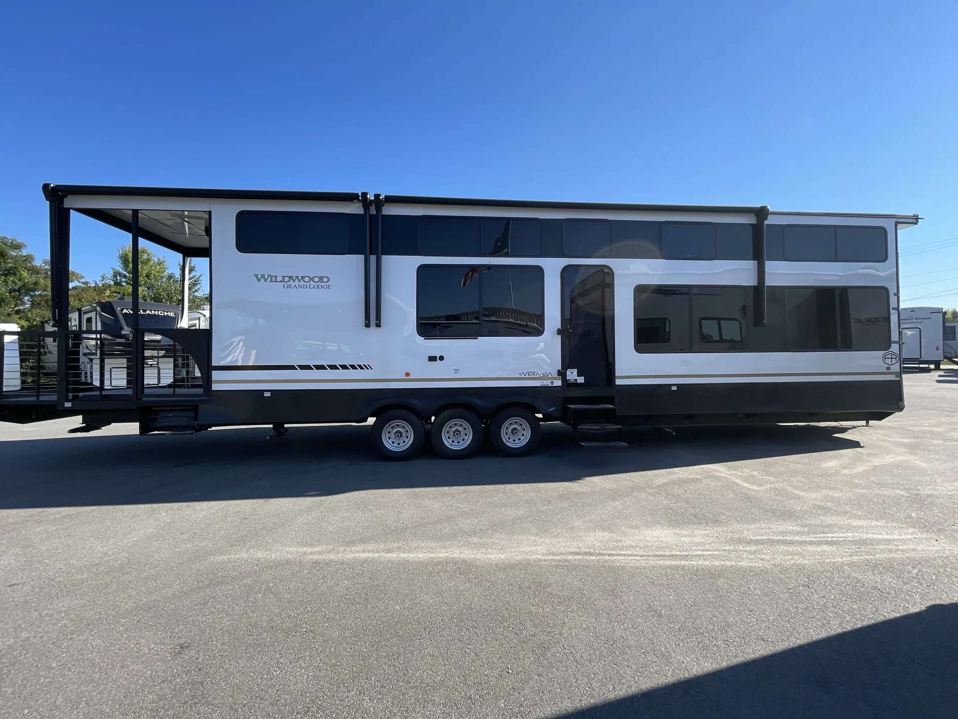 2025 Forest River Wildwood Grand Lodge 42VERANDA — off campside