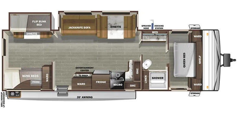 Starcraft Autumn Ridge 32BHS floor plan