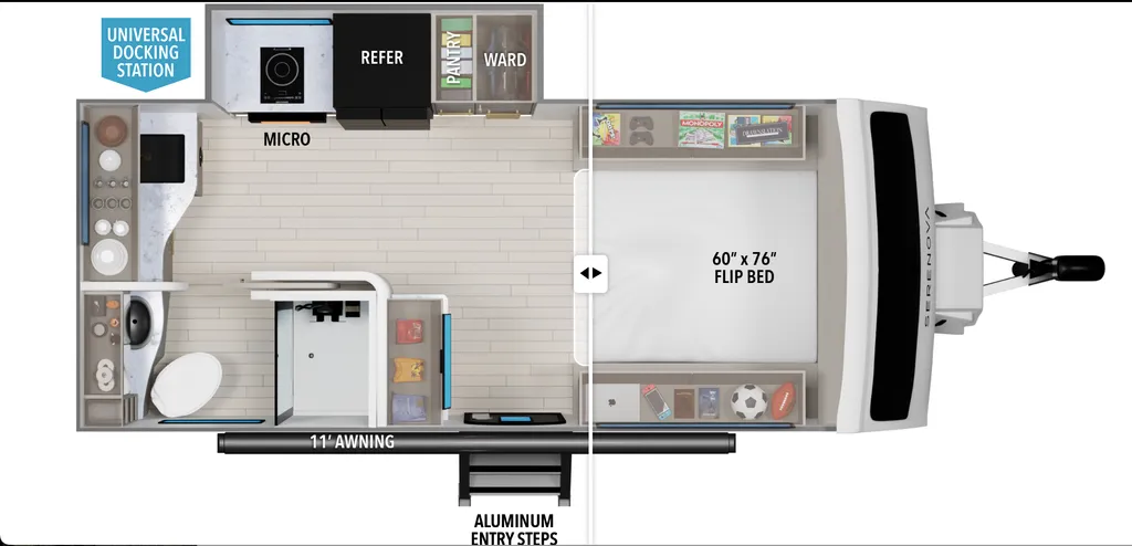 2026 Grand Design Serenova 150HL floor plan