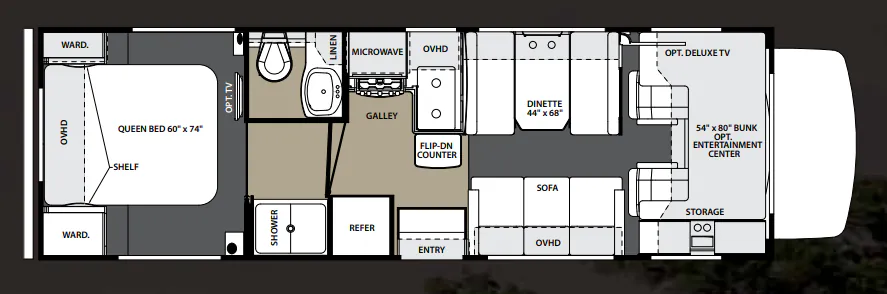 Forest River Forester 2901 floor plan