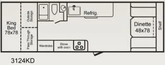 TrailManor 3124 Series 3124KD floor plan