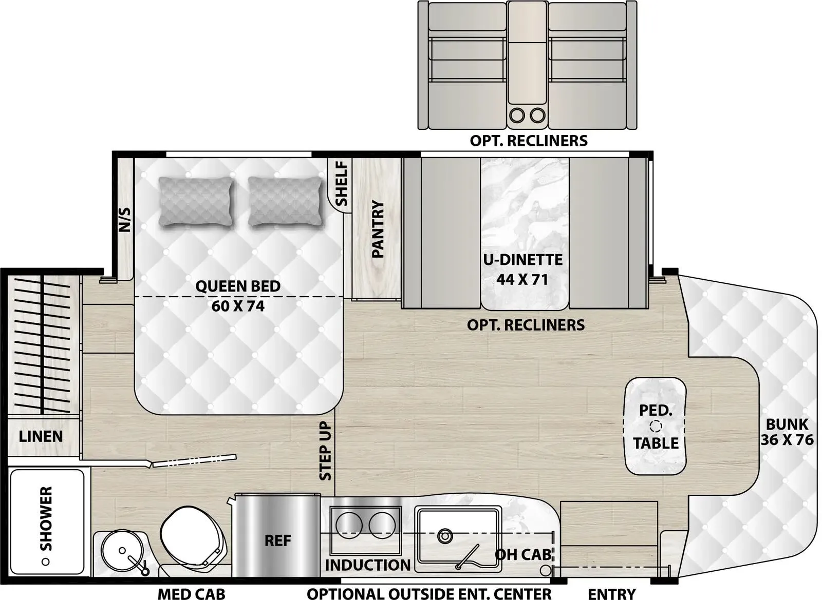 Coachmen Prism Elite 24FS floor plan
