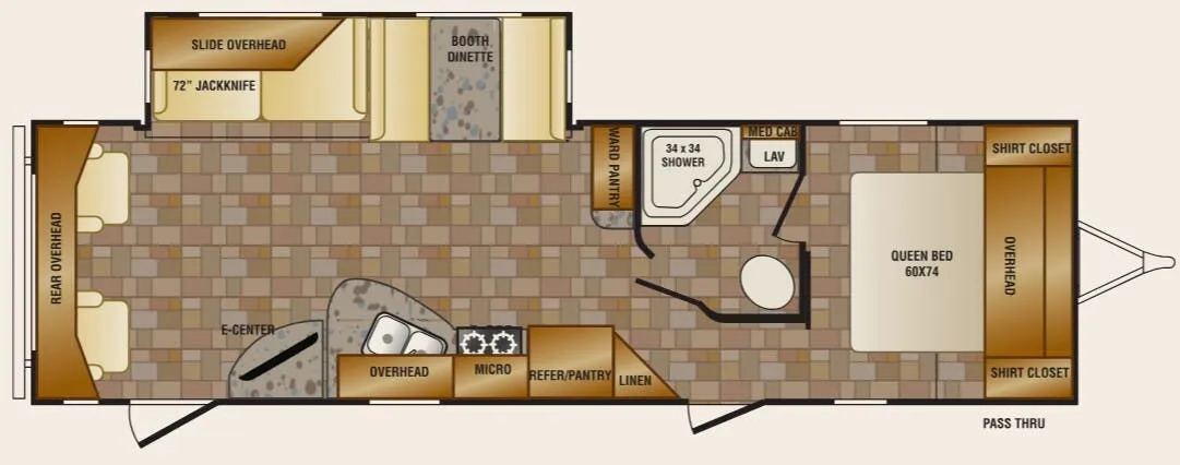 CrossRoads Z-1 1 ZT291RL floor plan