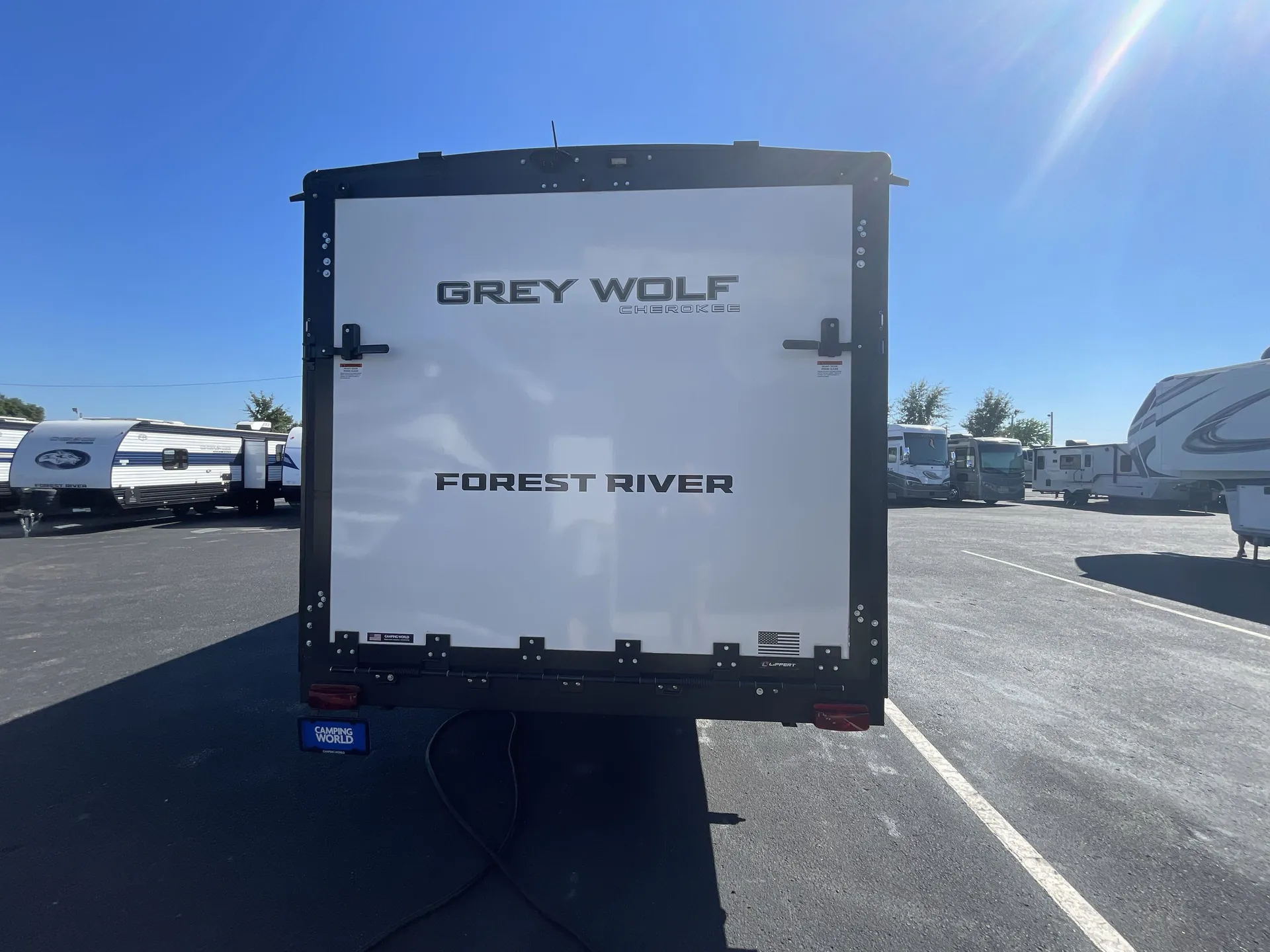 2027 Forest River Cherokee Grey Wolf 22RR — backside