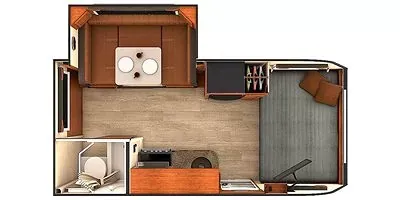 2020 Lance Lance 1575 floor plan